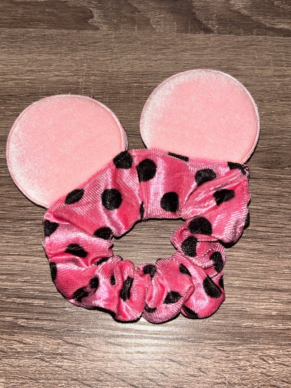 Disney Sequin Bow Mouse Ear Scrunchie Set of Two - Picture 3 of 5